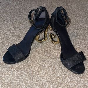 Black and Gold Dolce & Gabbana heels
